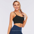 Breau de sport de vêtements de fitness Femmes Crop Top Custom Fashion Sports Bras Sports Dry Sports Dry Yoga Soubrandage Crop Top sans manches